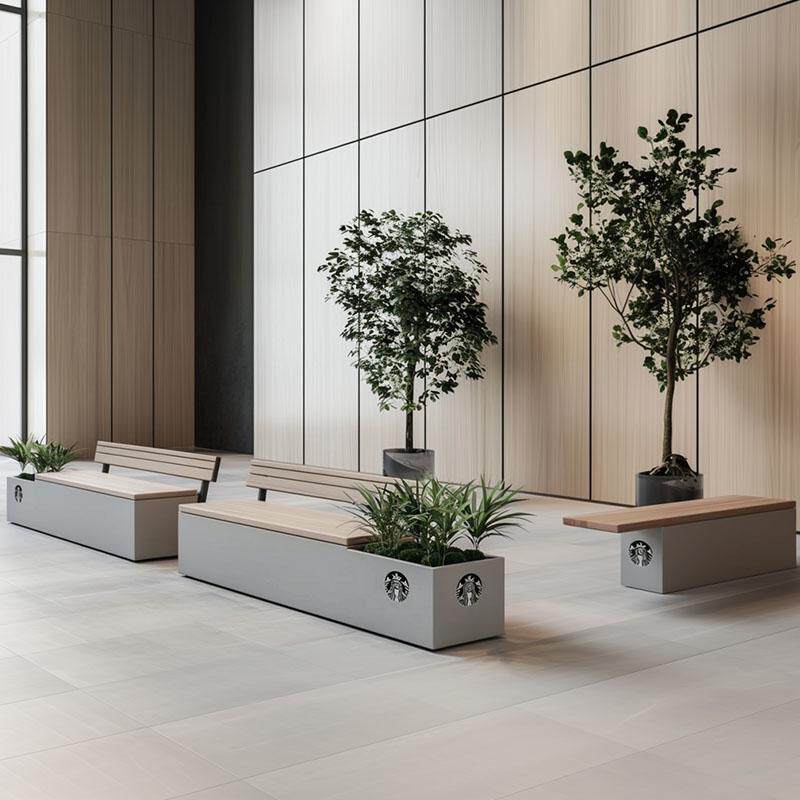 Outdoor Furniture In Store - Banco de jardín creativo italiano para
