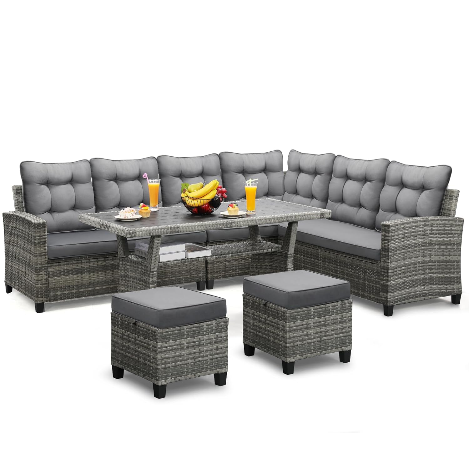 Outdoor Furniture Dining Set - Juego de muebles de patio de