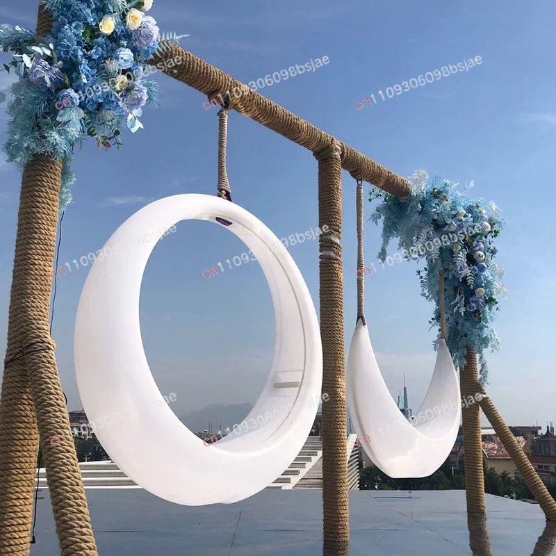 Garden Swing Chair - Sillón Colgante Luminoso para Exteriores, Silla