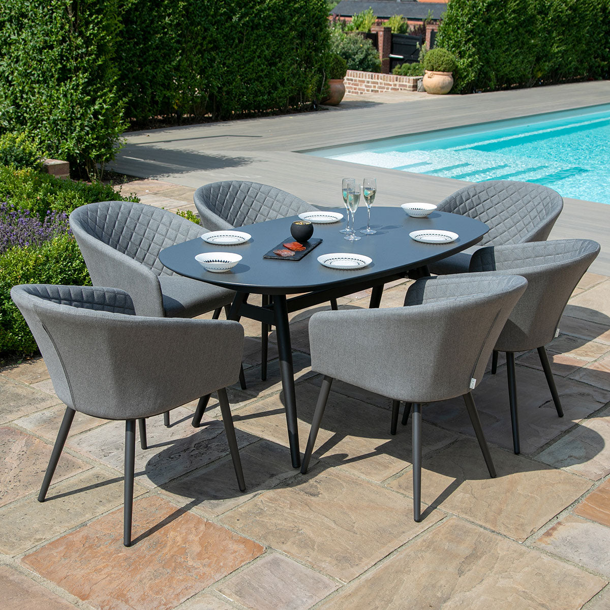 Outdoor Furniture Dining Set - Conjunto de comedor moderno y sencillo