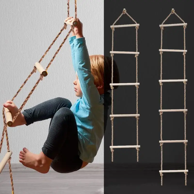 Garden Swing Chair - Escalera de madera para actividades al