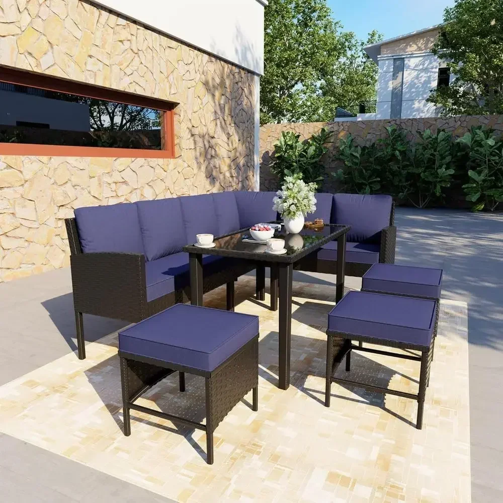 Outdoor Furniture Dining Set - Juego de Muebles de Patio de