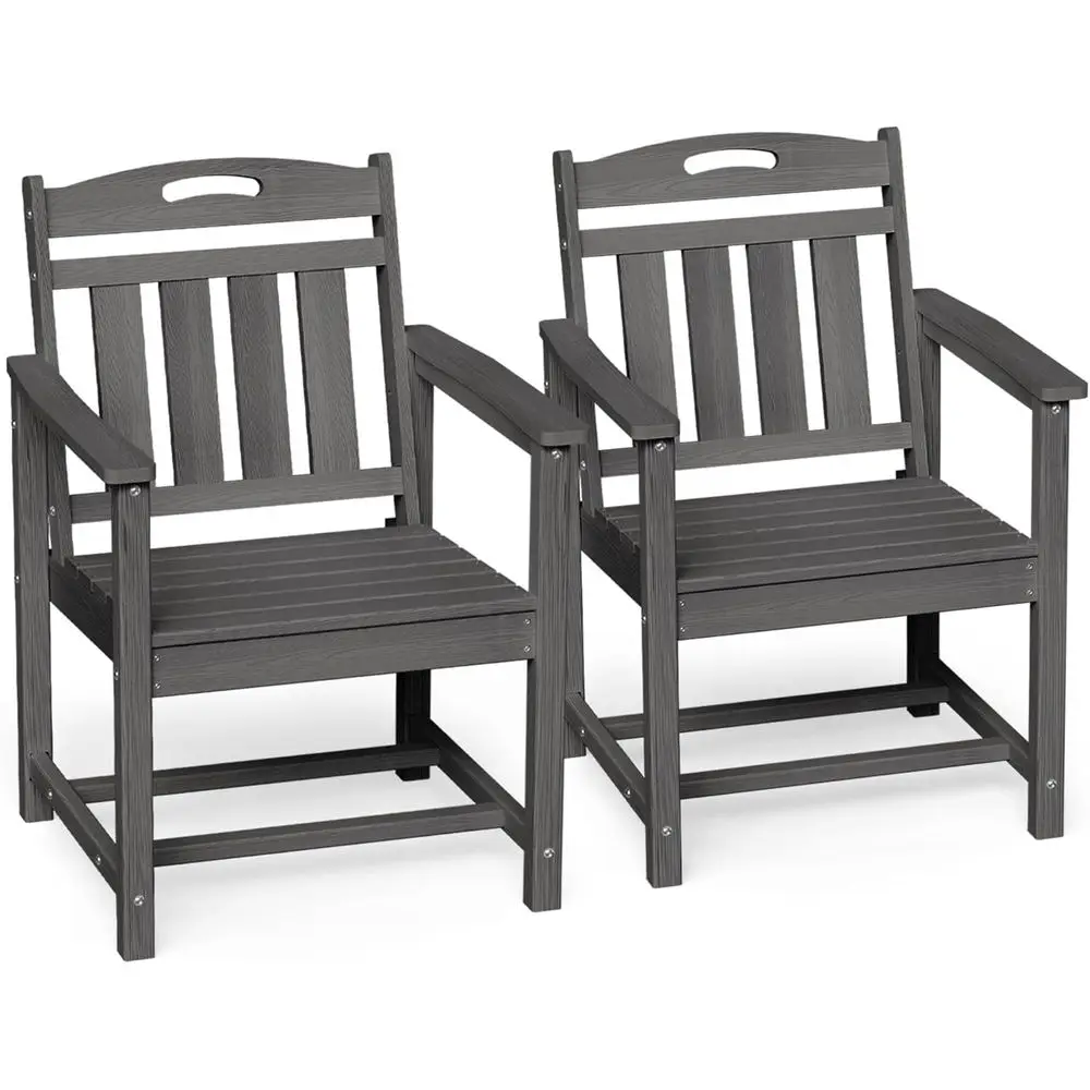 Outdoor Furniture Dining Set - Juego de 2 sillas de comedor