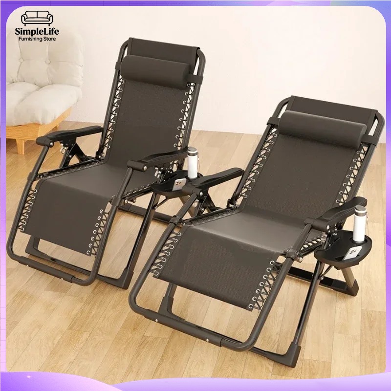 Outdoor Furniture Lounge Set - Silla Reclinable de Gravedad Cero, Portátil,