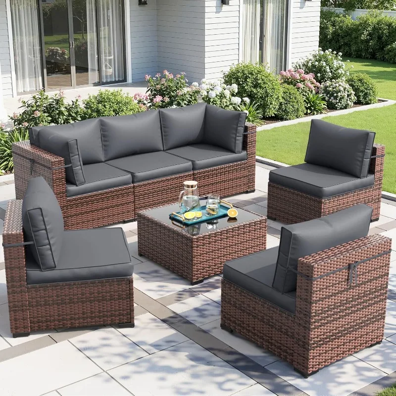 Outdoor Furniture Set With Fire Pit - Conjunto de Muebles de Patio Amopatio