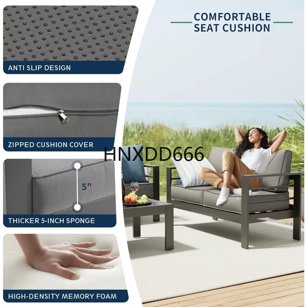 Conjunto de Muebles de Patio c - Outdoor Furniture Set With Fire Pit reseña y precio
