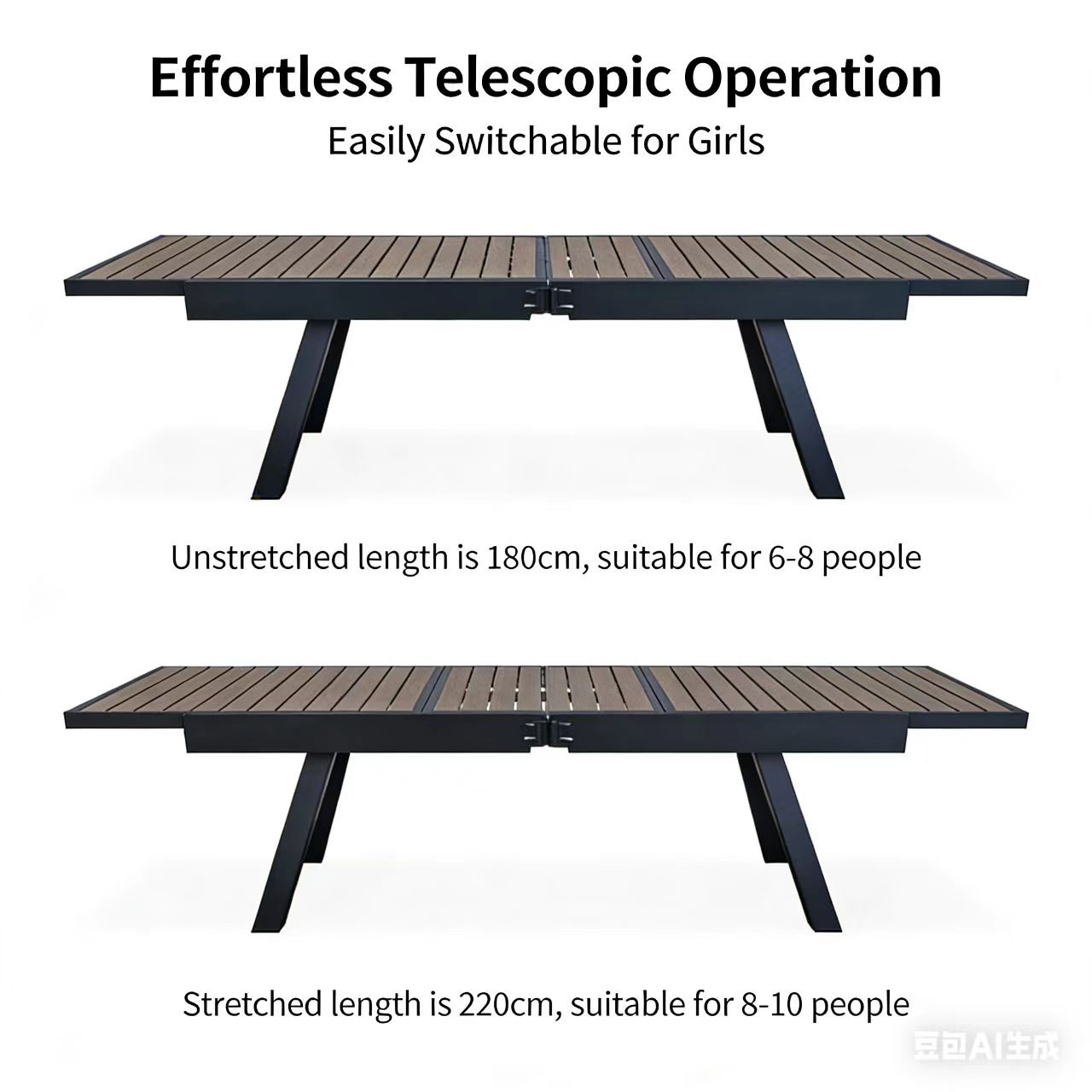 Juego de Mesa de Jardín de Alu - Outdoor Furniture Dining Set reseña y precio