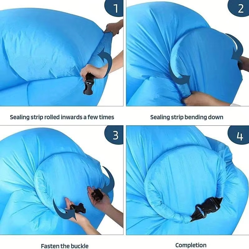 LUSQI-sofá inflable de aire, s - Outdoor Furniture Lounge Set reseña y precio