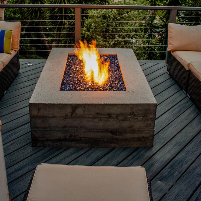 Chimenea de gas moderna de ace - Outdoor Furniture Set With Fire Pit reseña y precio