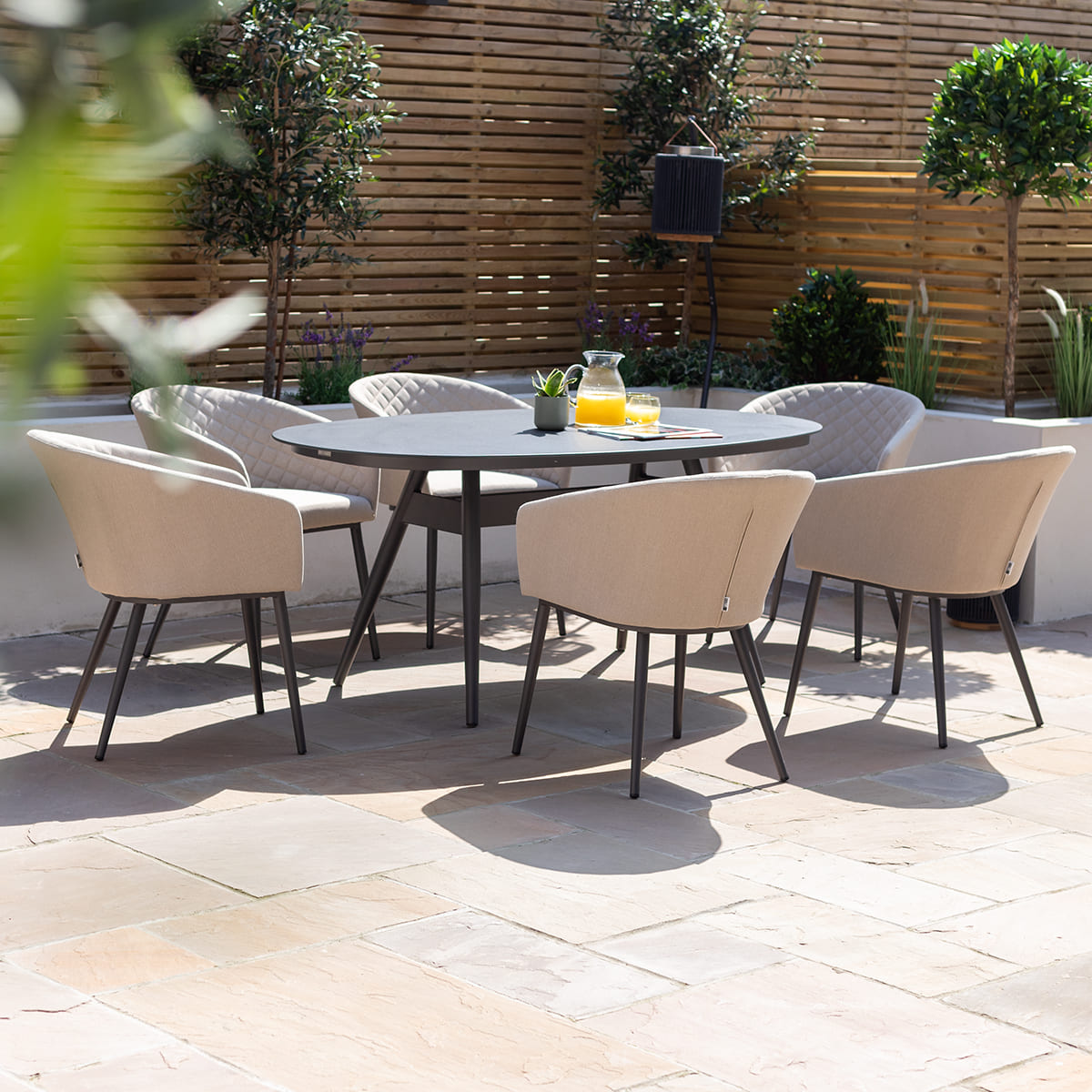 Conjunto de comedor moderno y  - Outdoor Furniture Dining Set reseña y precio