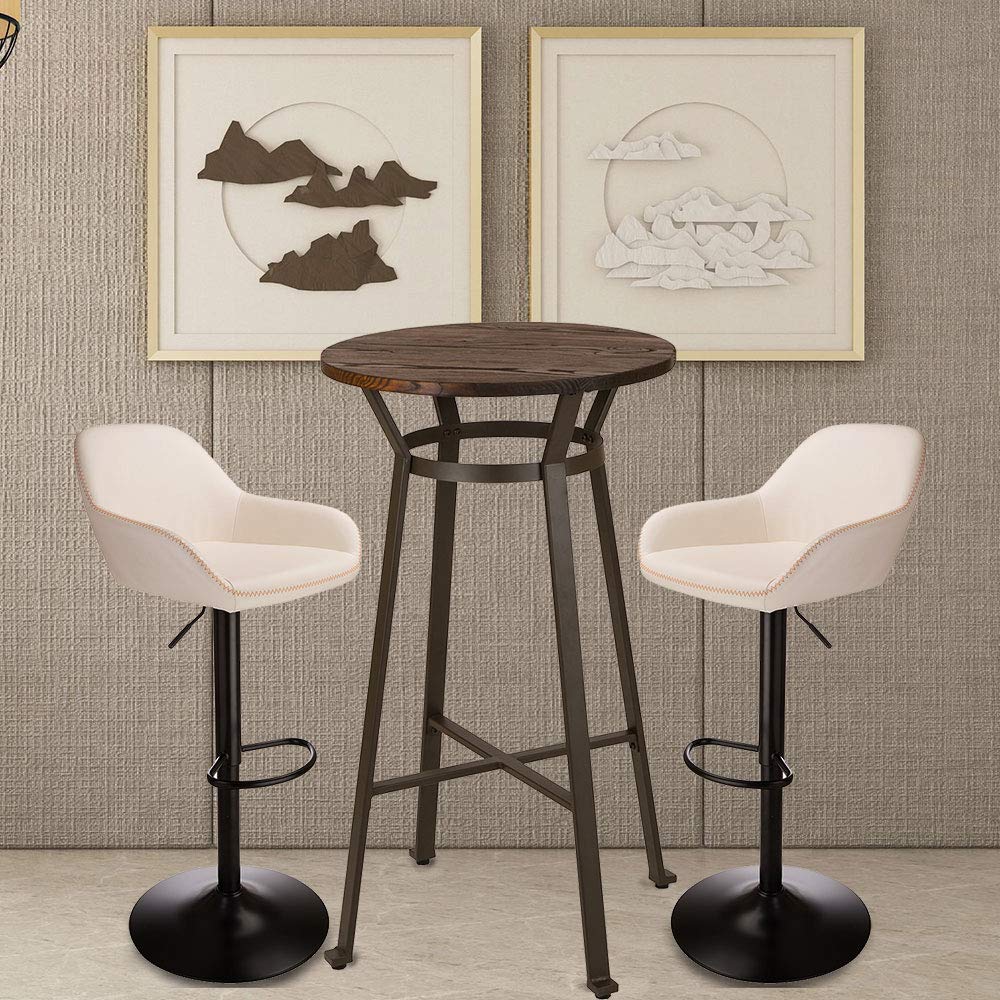 Juego de 3 Sillas de Bar Girat - Outdoor Furniture Dining Set reseña y precio