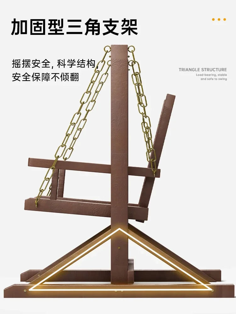 Silla Colgante de Madera Maciz - Garden Swing Chair reseña y precio