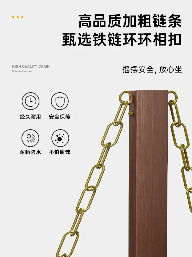 Silla Colgante de Madera Maciz - Garden Swing Chair reseña y precio