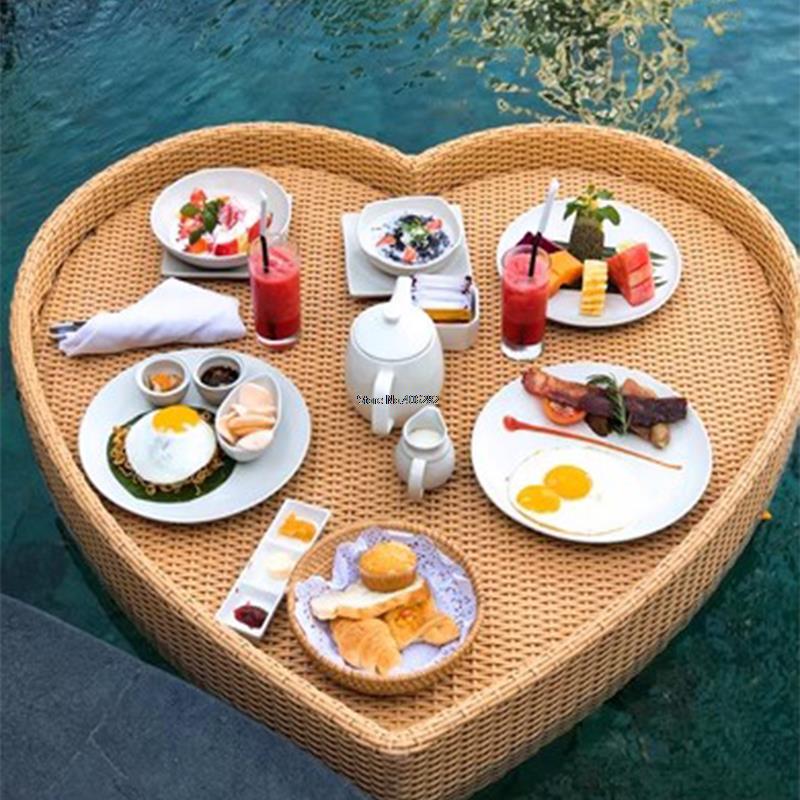 Bandeja de mimbre flotante par - Outdoor Furniture In Bali reseña y precio