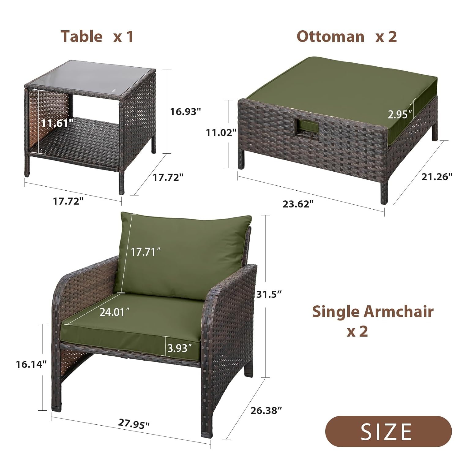 Conjunto de Muebles de Jardín  - Outdoor Furniture Lounge Set reseña y precio