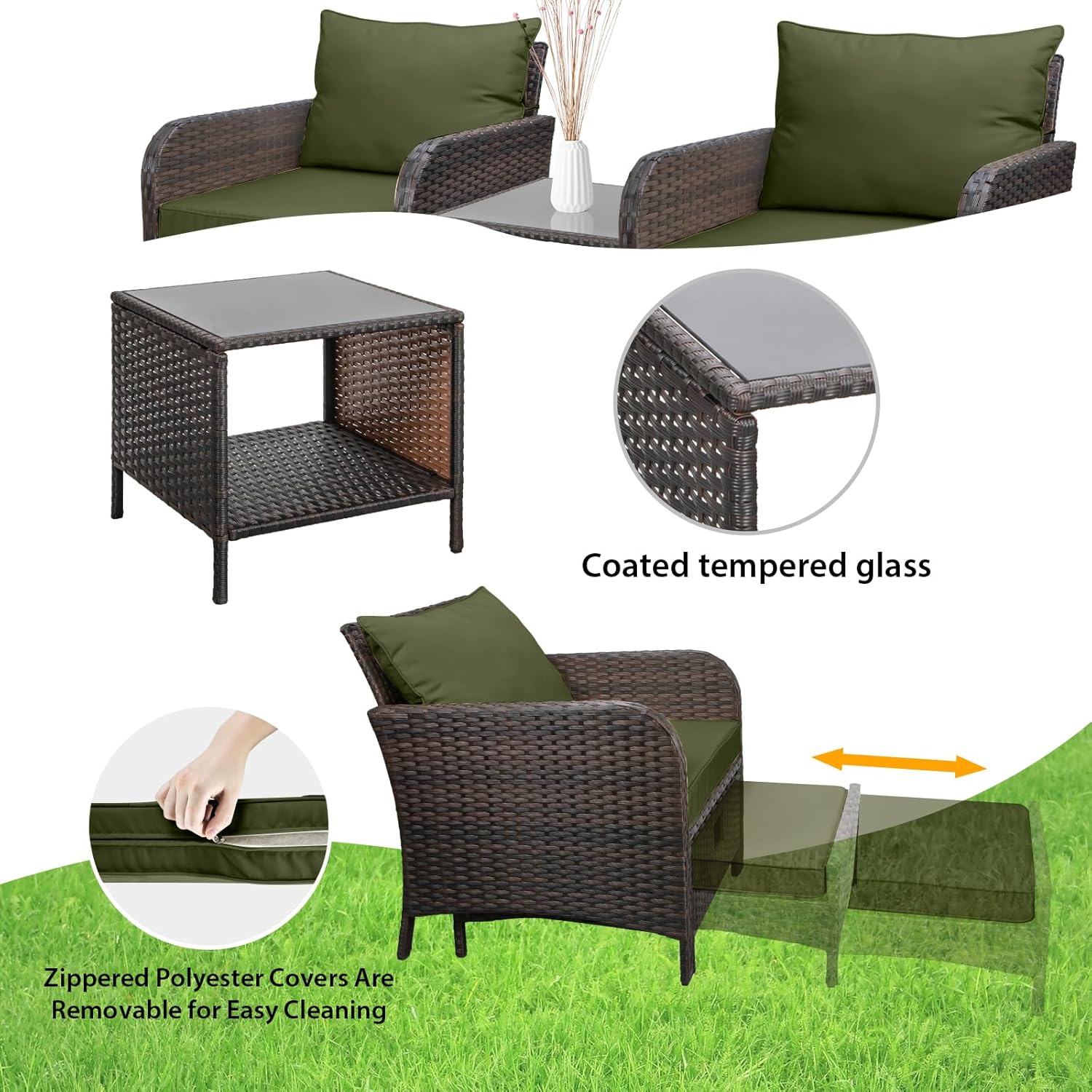 Conjunto de Muebles de Jardín  - Outdoor Furniture Lounge Set reseña y precio