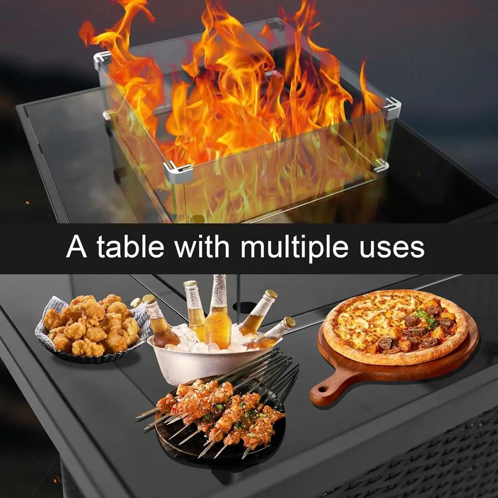 Conjunto de Muebles de Jardín  - Outdoor Furniture Set With Fire Pit reseña y precio