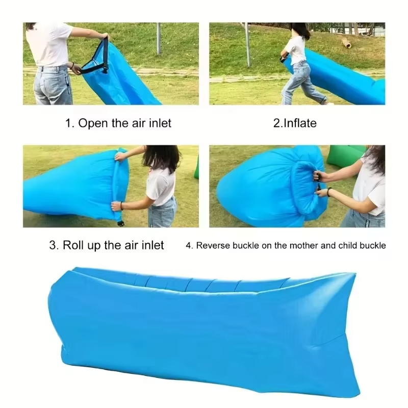 Sofá hinchable plegable portát - Outdoor Furniture Lounge Set reseña y precio