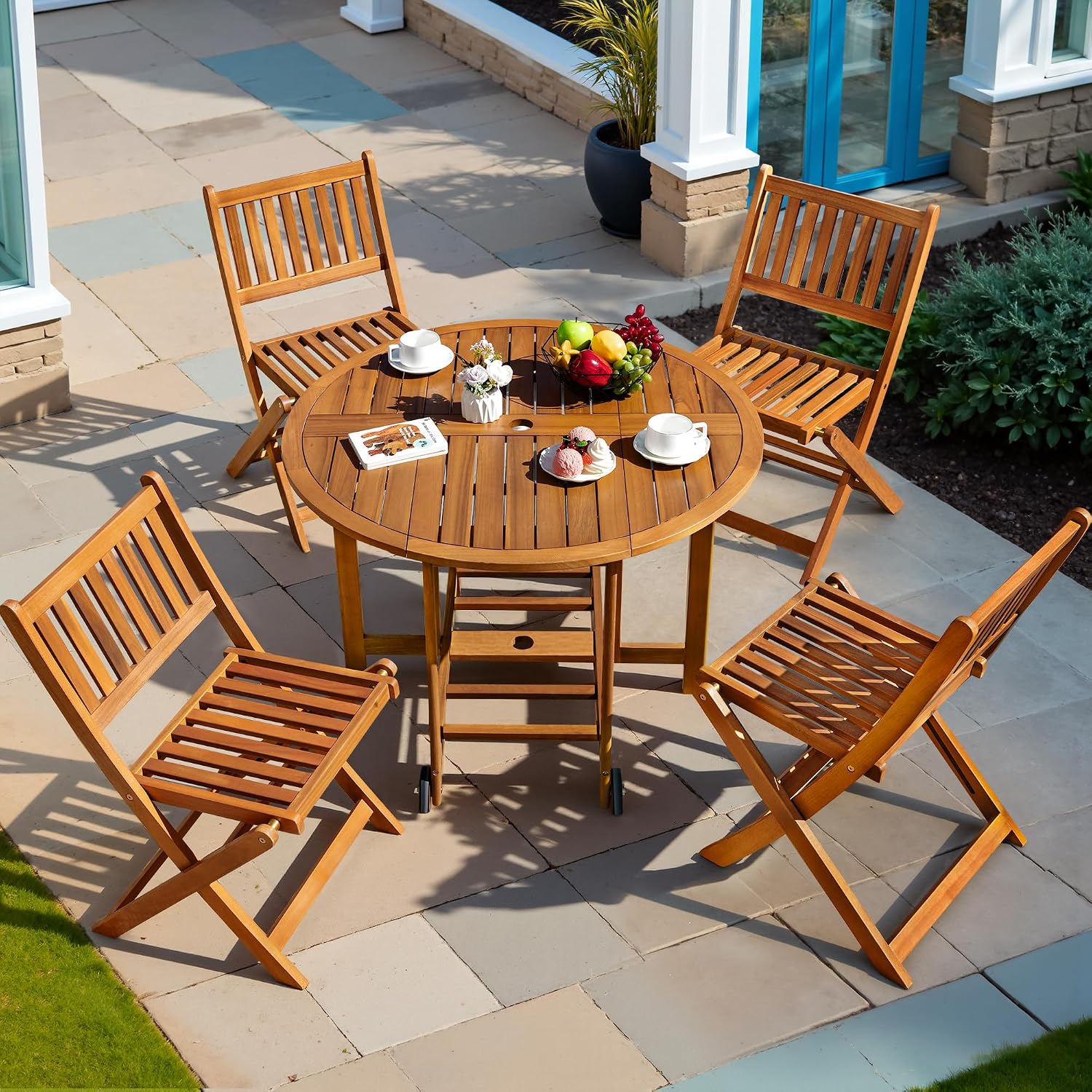 Juego de Muebles de Comedor pa - Outdoor Furniture Dining Set reseña y precio