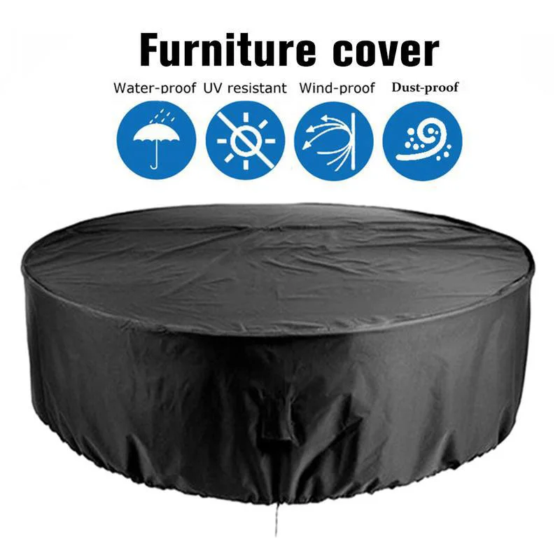 Cubierta redonda para fogón De - Outdoor Furniture Set With Fire Pit reseña y precio