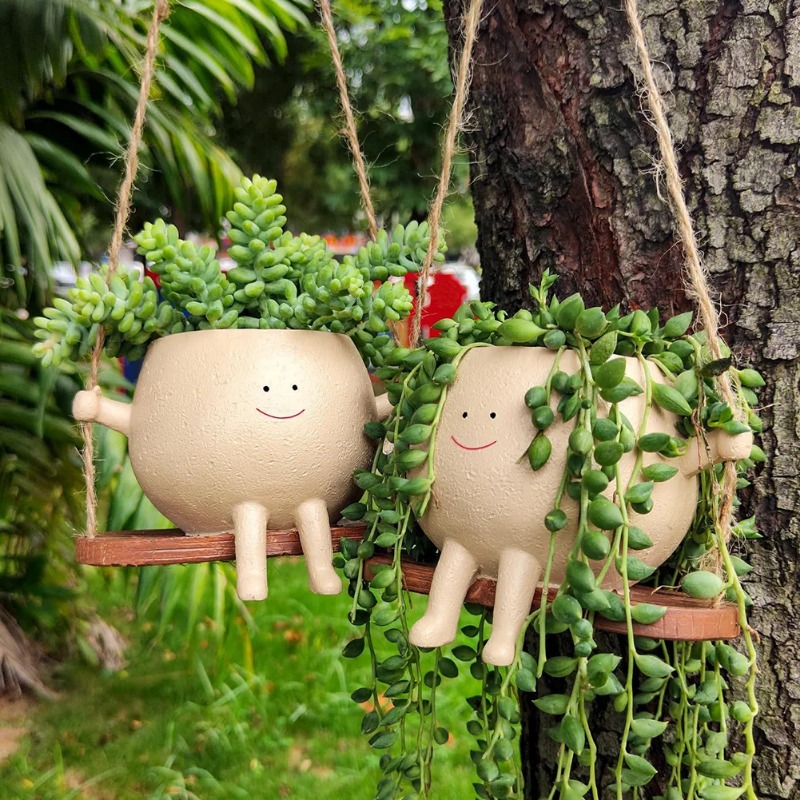 Maceta Creativa con Forma de C - Garden Swing Chair reseña y precio