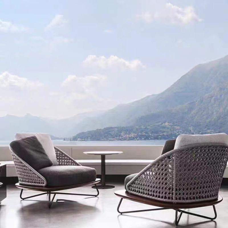 Sofá individual para 3 persona - Outdoor Furniture Lounge Set reseña y precio