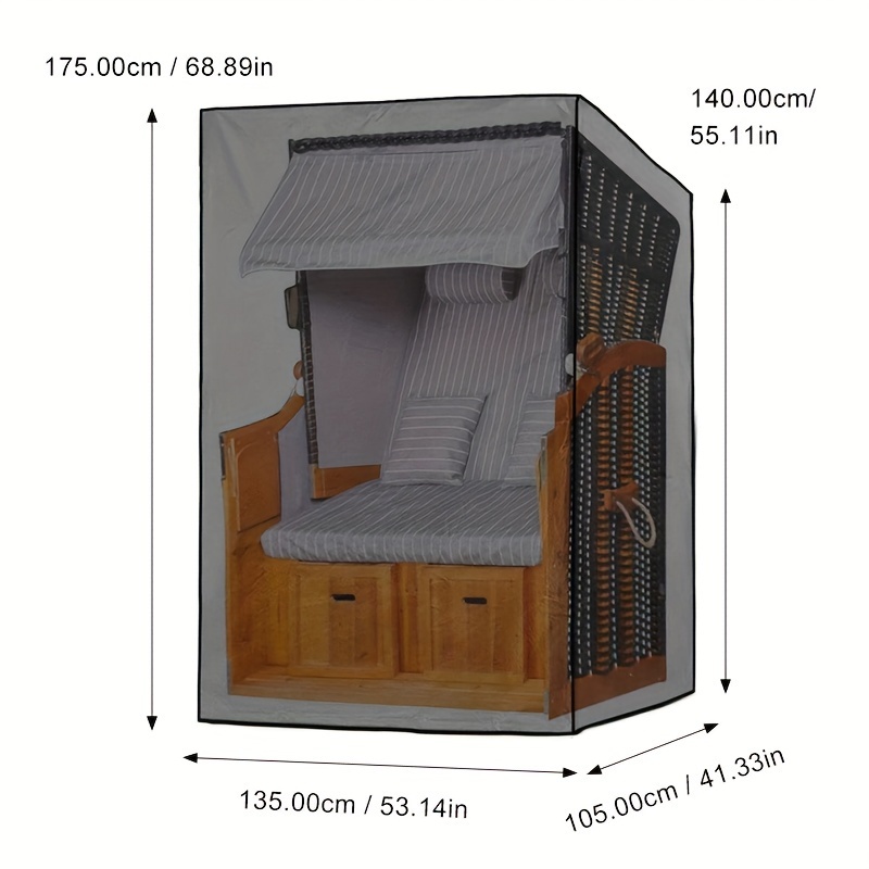 Funda negra para muebles de ex - Garden Swing Chair reseña y precio