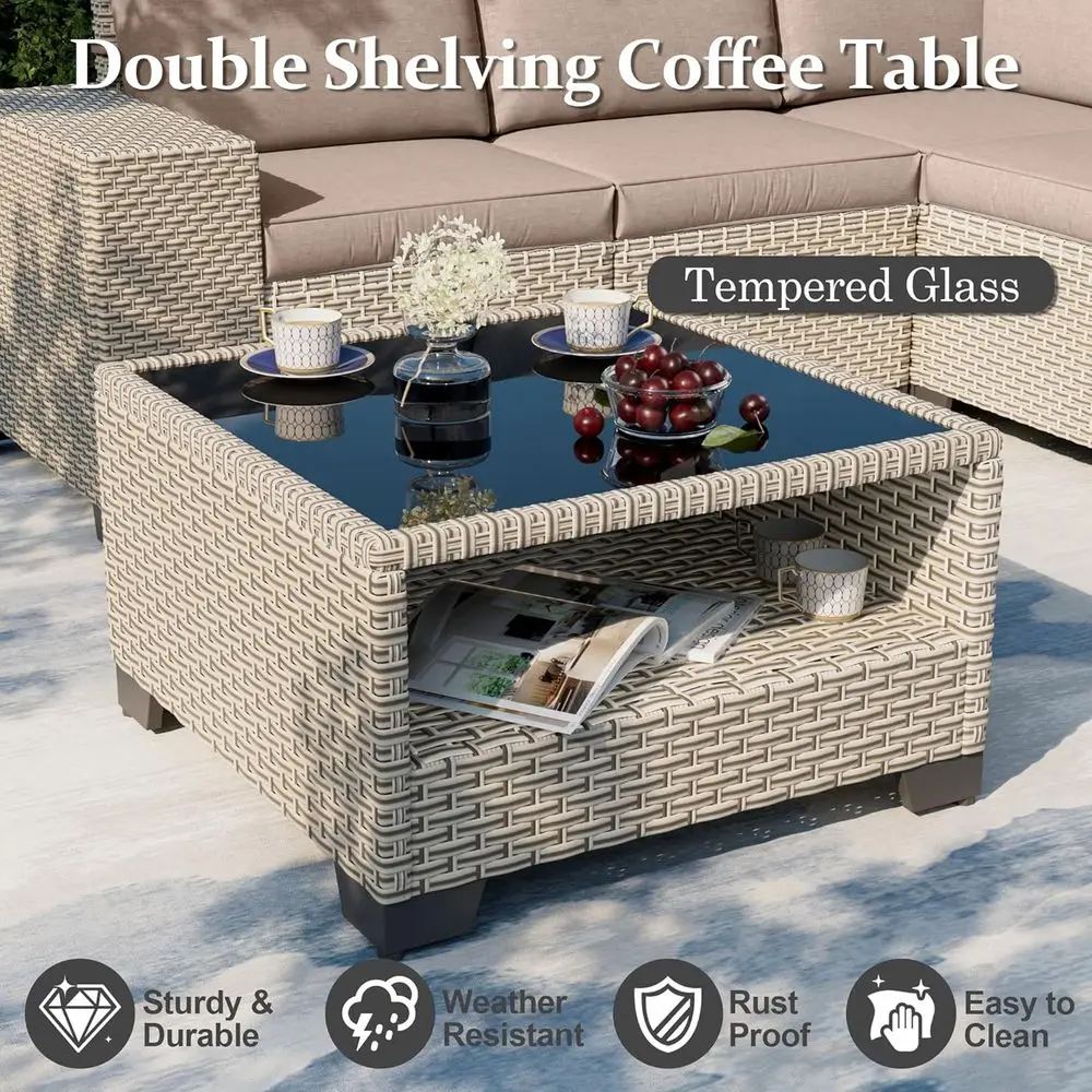 Juego de muebles de patio de 7 - Outdoor Furniture Set With Fire Pit reseña y precio