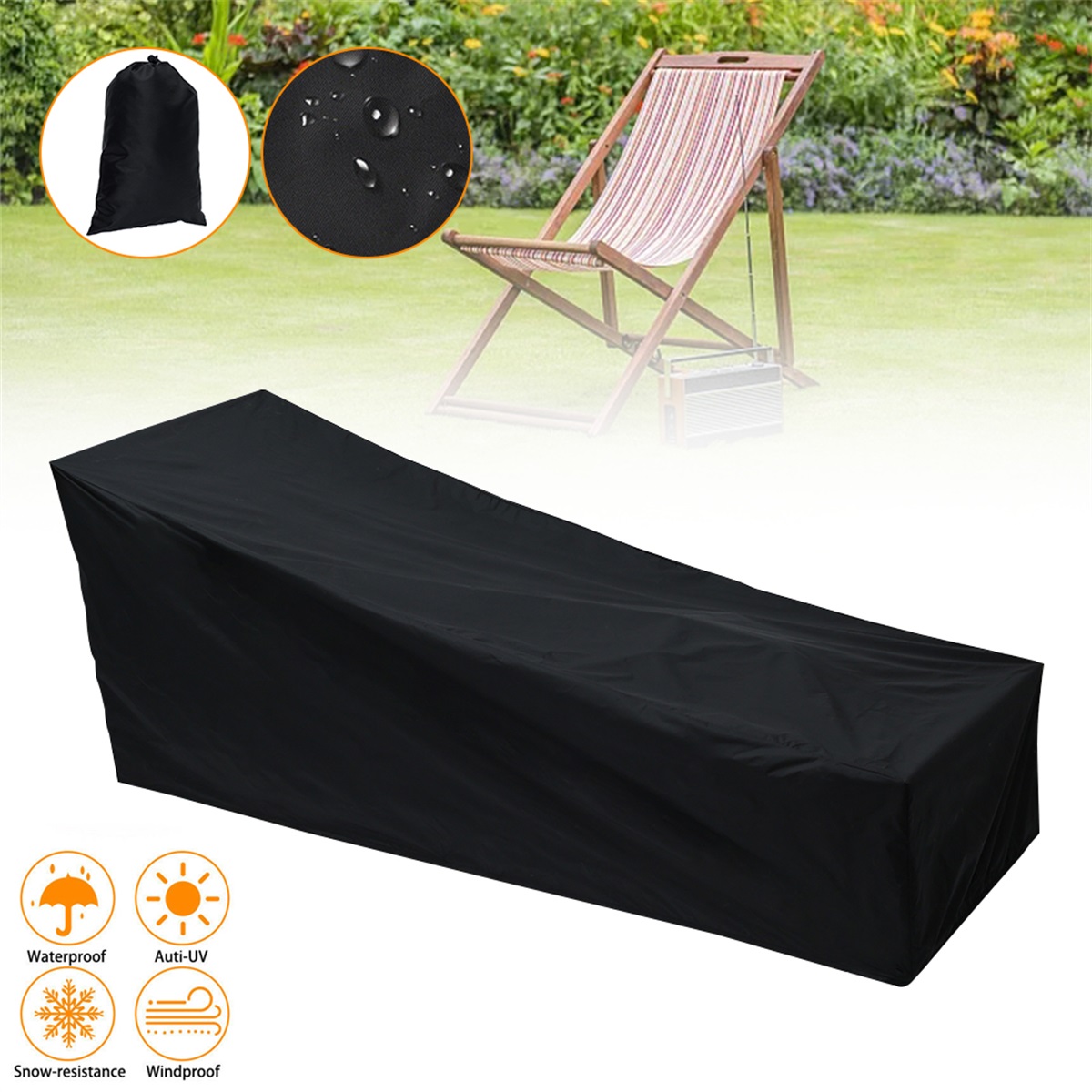 Cubierta para tumbona de jardí - Outdoor Furniture Lounge Set reseña y precio