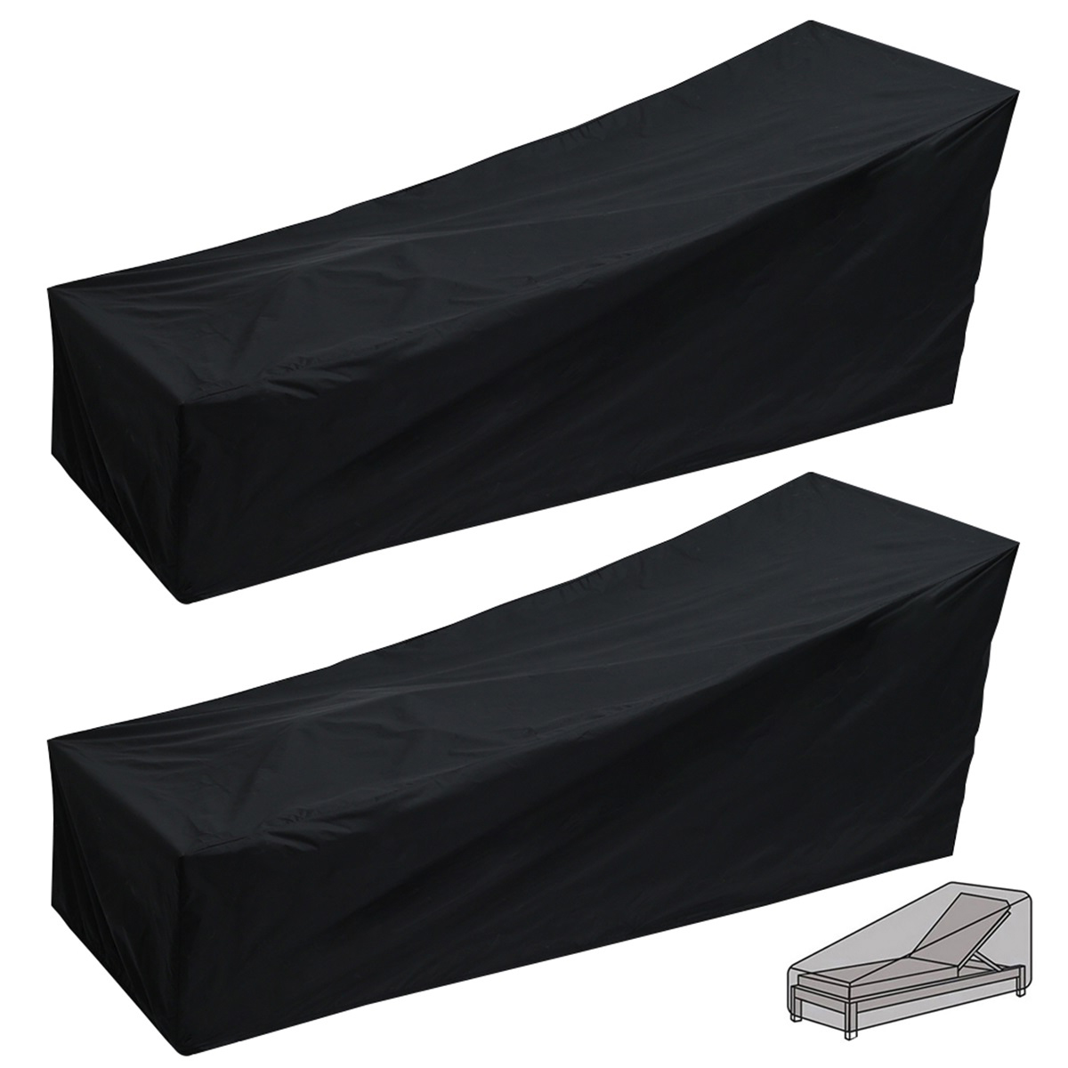 Cubierta para tumbona de jardí - Outdoor Furniture Lounge Set reseña y precio