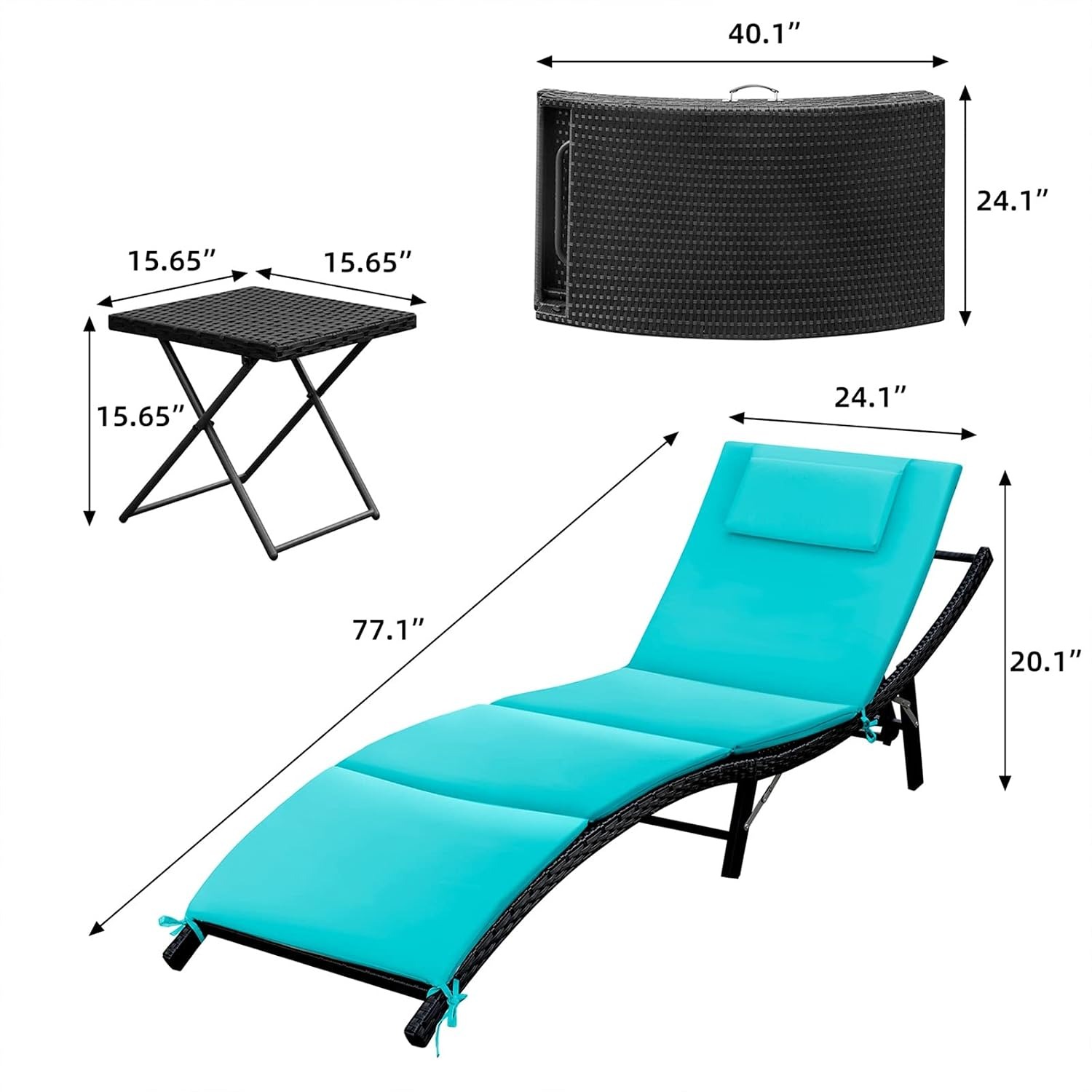 Juego de 3 Piezas de Muebles d - Outdoor Furniture Lounge Set reseña y precio