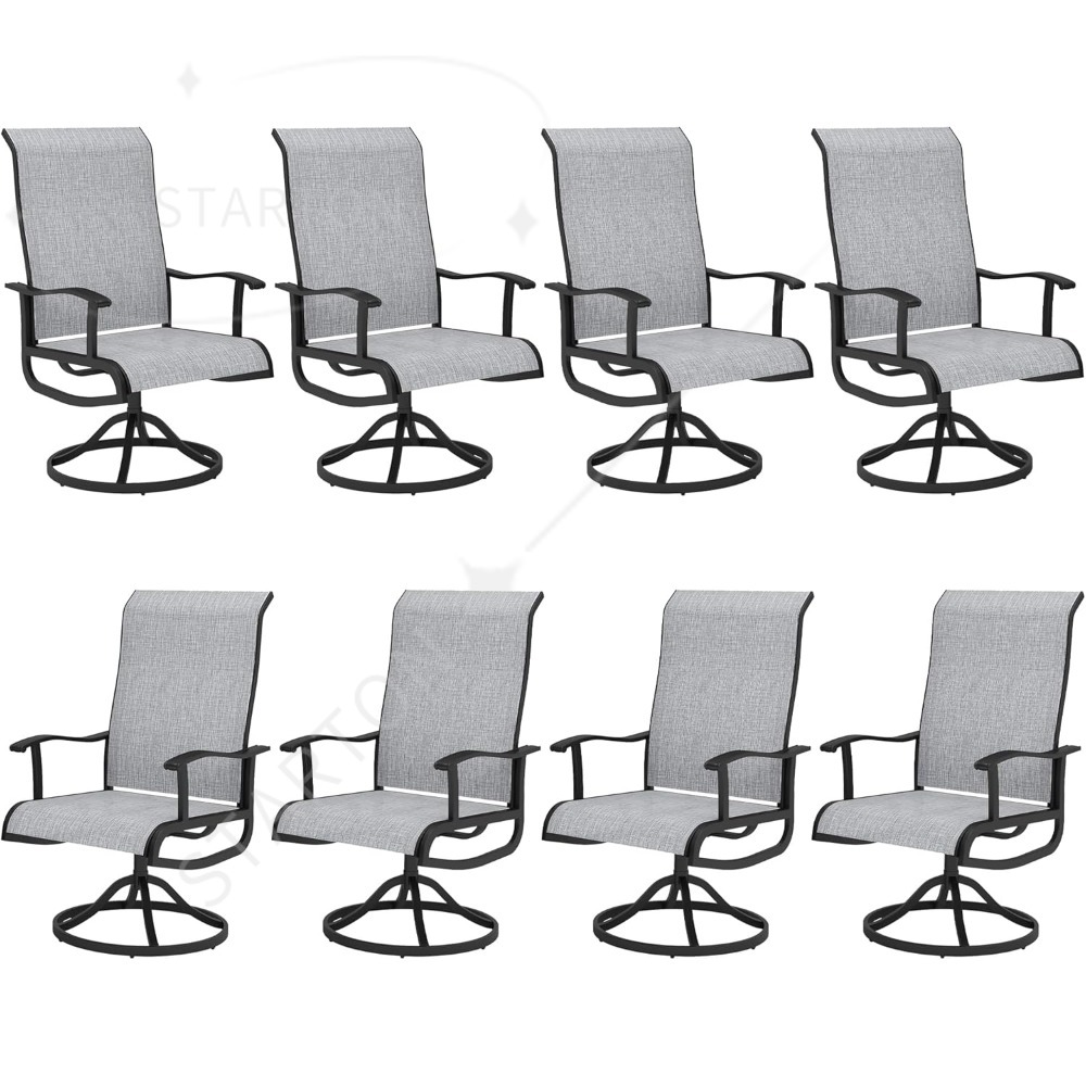 Juego de sillas giratorias par - Outdoor Furniture Dining Set reseña y precio