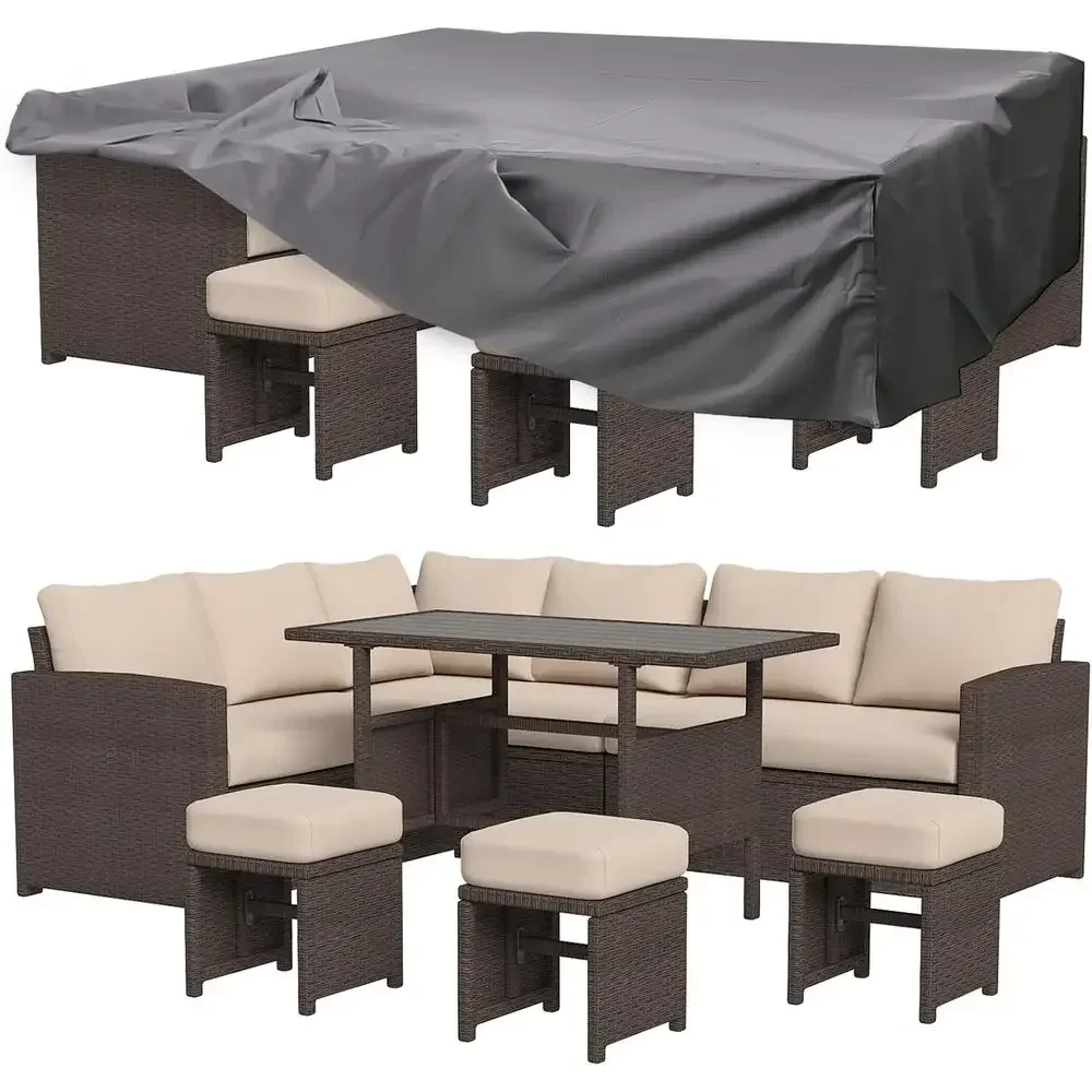 Juego de Muebles de Patio de 7 - Outdoor Furniture Dining Set reseña y precio