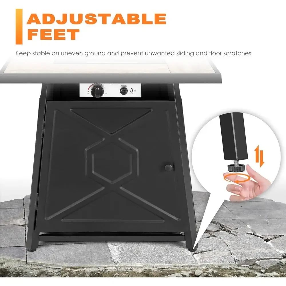 Juego de Muebles de Patio de 5 - Outdoor Furniture Set With Fire Pit reseña y precio